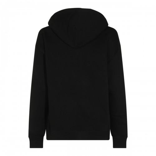 BLACK COTTON SWEATSHIRT