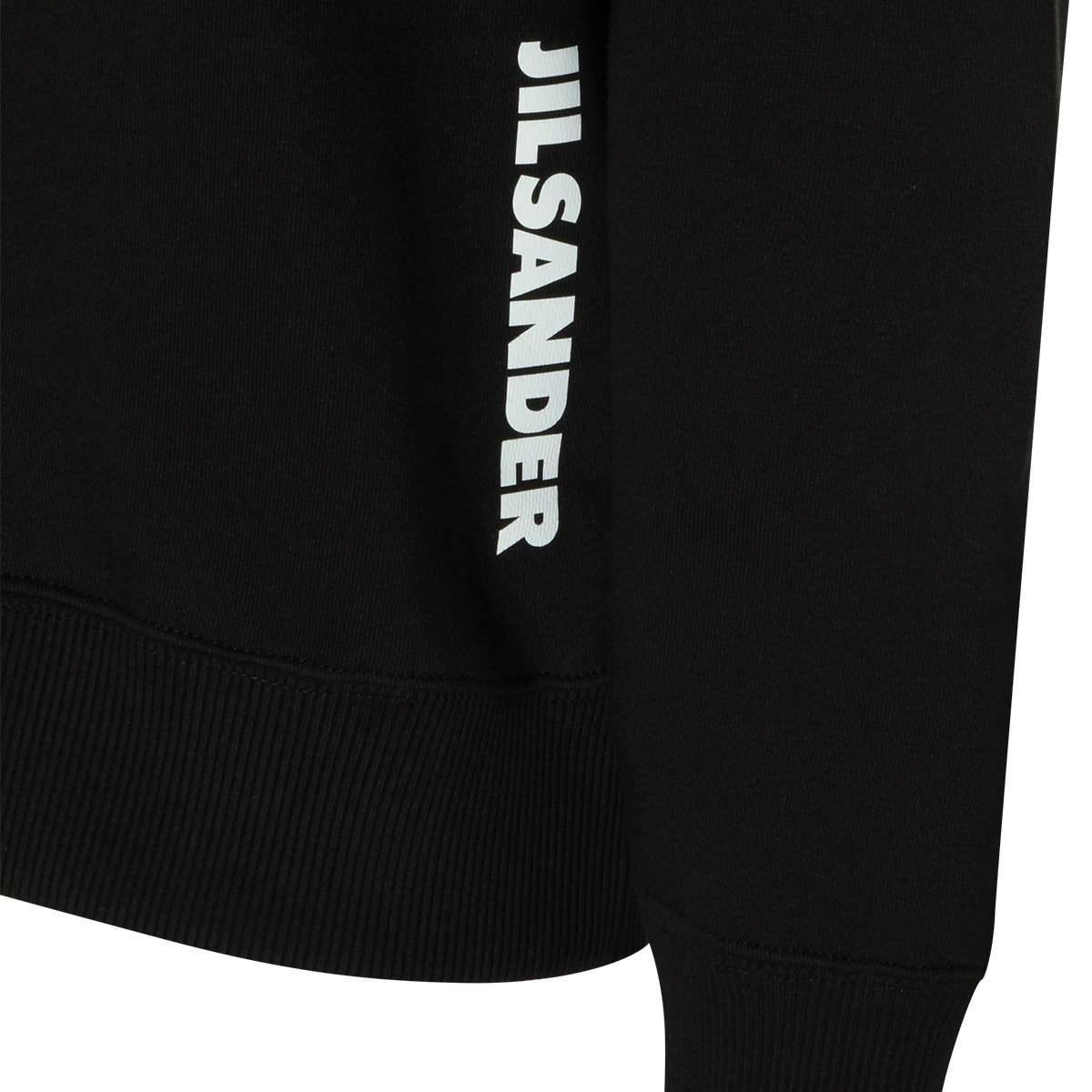 BLACK COTTON SWEATSHIRT