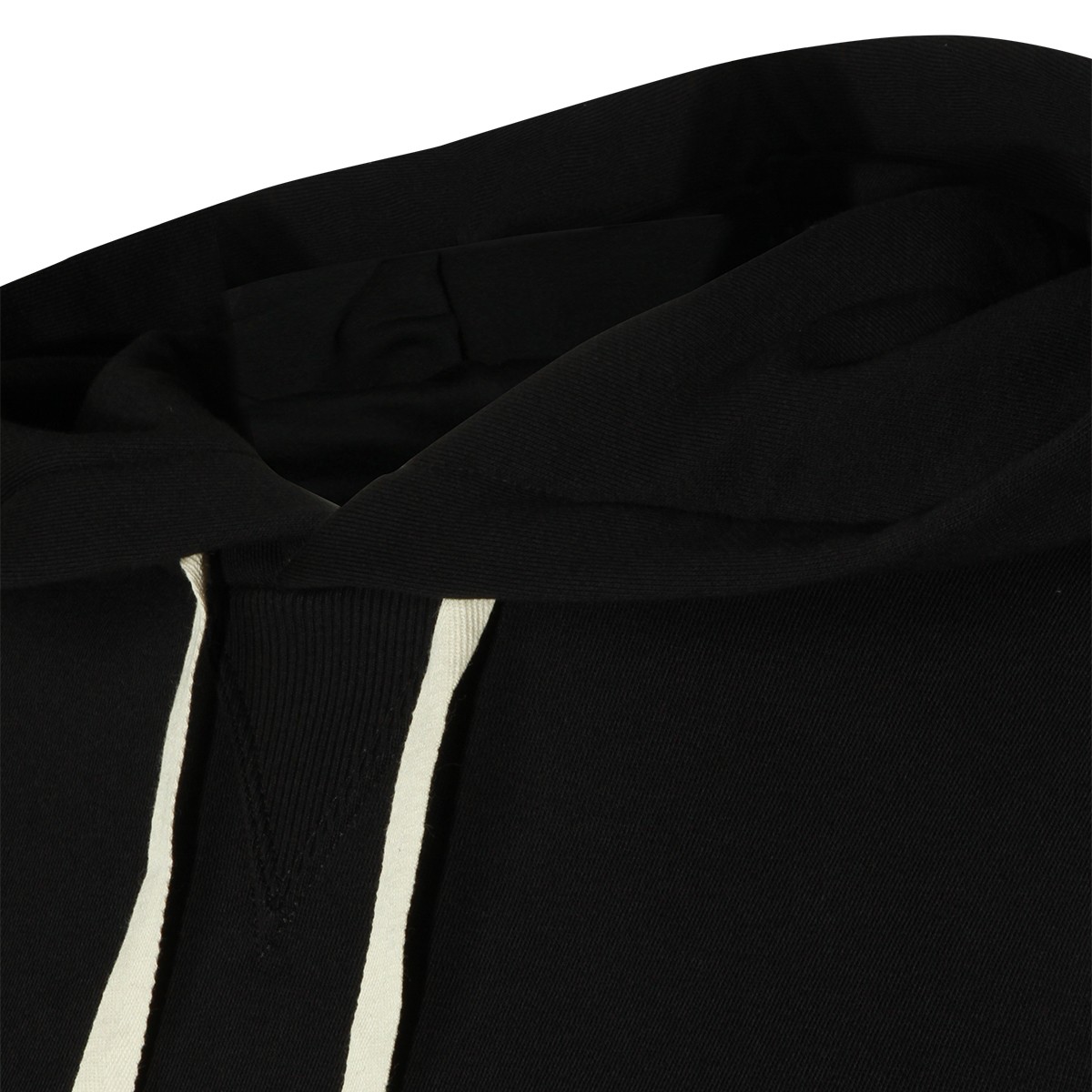 BLACK COTTON SWEATSHIRT