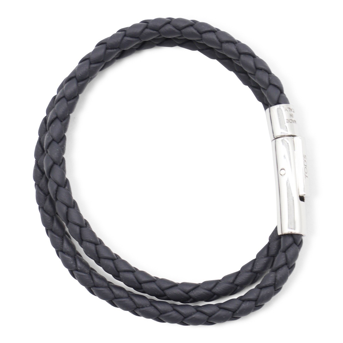 BLUE LEATHER BRACELET
