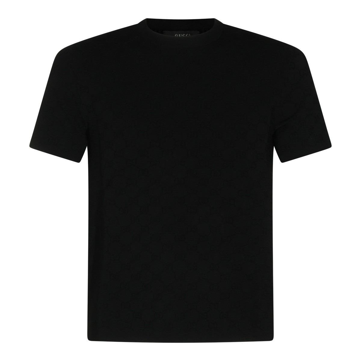 BLACK COTTON T-SHIRT