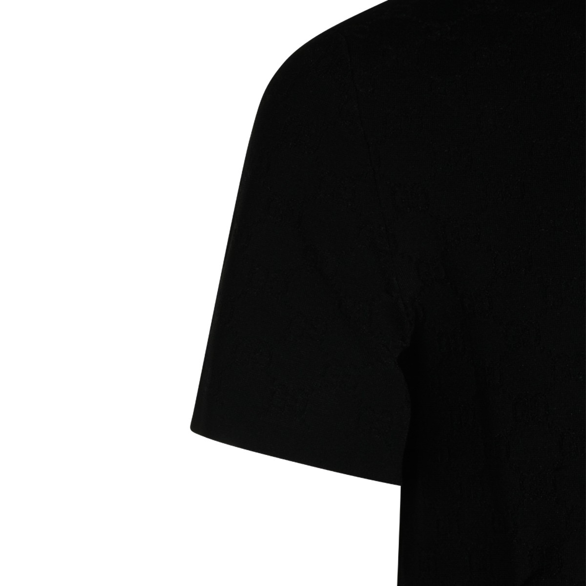 BLACK COTTON T-SHIRT