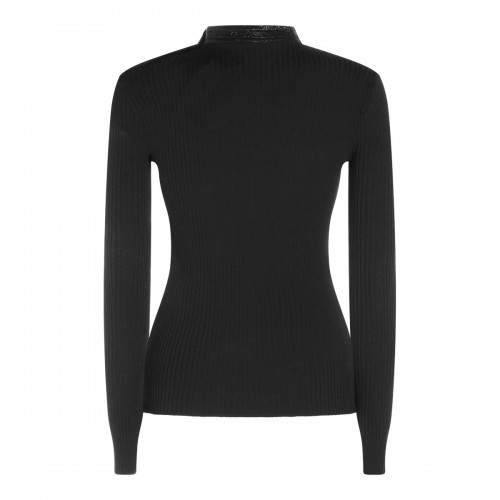 BLACK VISCOSE KNITWEAR 2