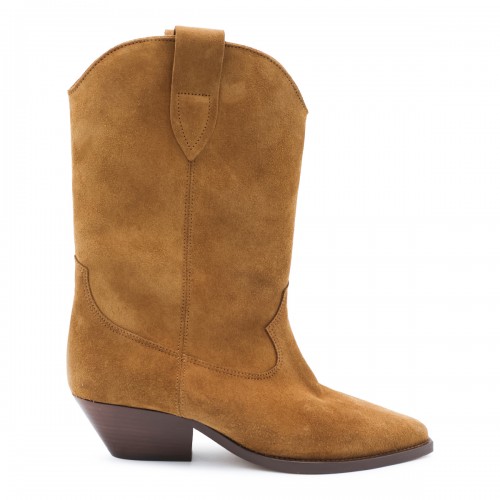 COGNAC SUEDE DUERTO BOOTS
