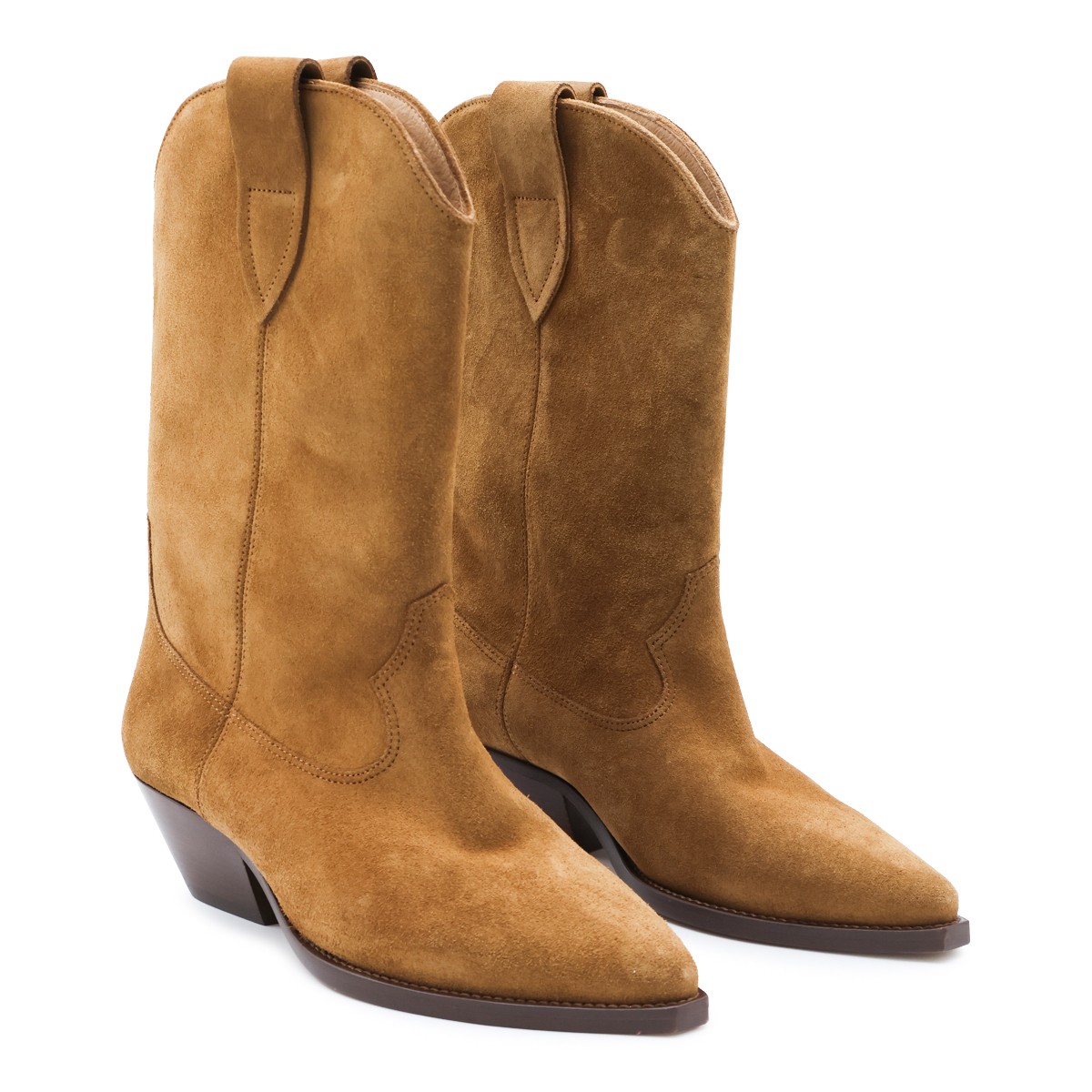 COGNAC SUEDE DUERTO BOOTS