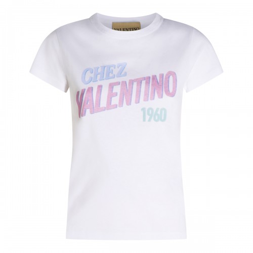 WHITE COTTON T-SHIRT