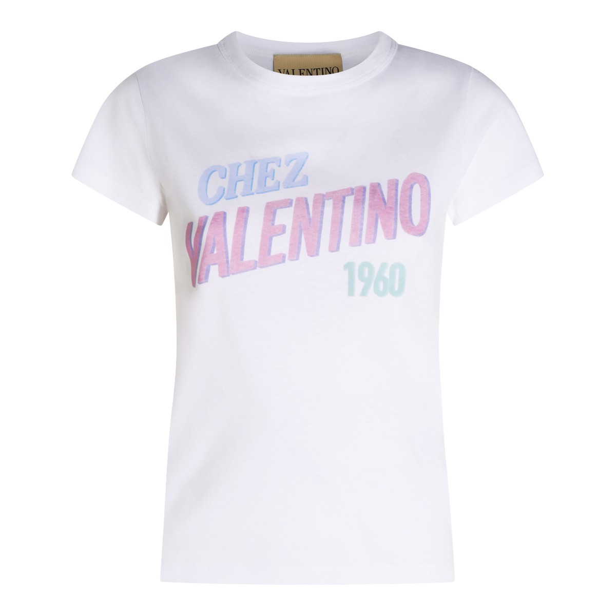 WHITE COTTON T-SHIRT