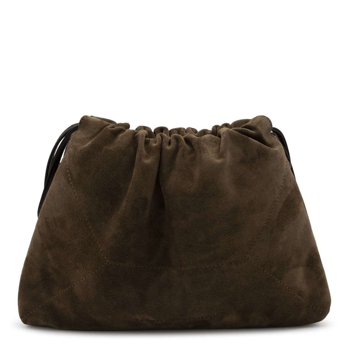 CARAMEL SUEDE CROSSBODY BAG