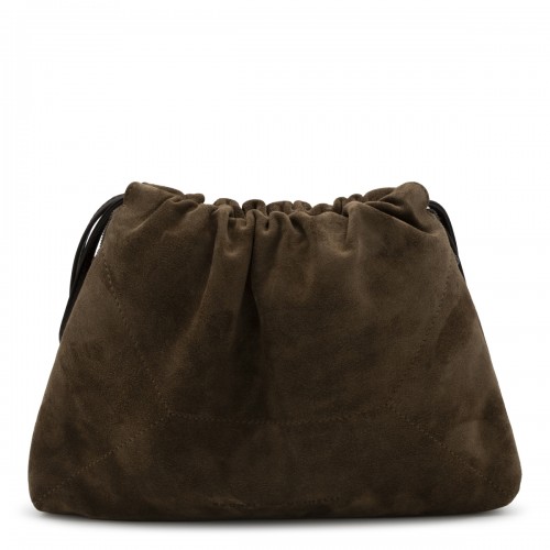 CARAMEL SUEDE CROSSBODY BAG