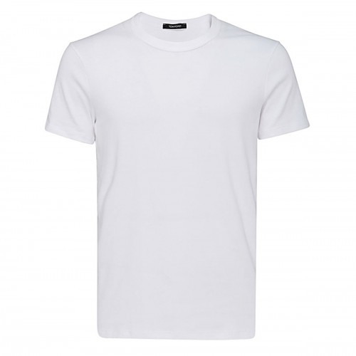 WHITE COTTON T-SHIRT