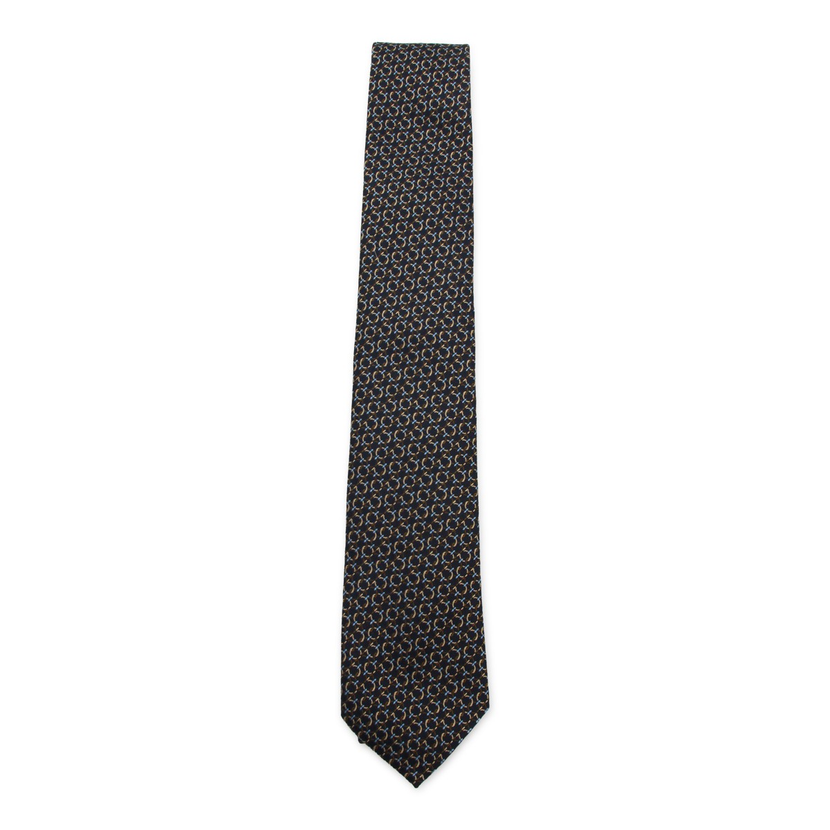 NAVY SILK TIE