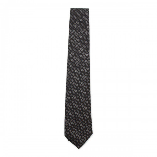 NAVY SILK TIE
