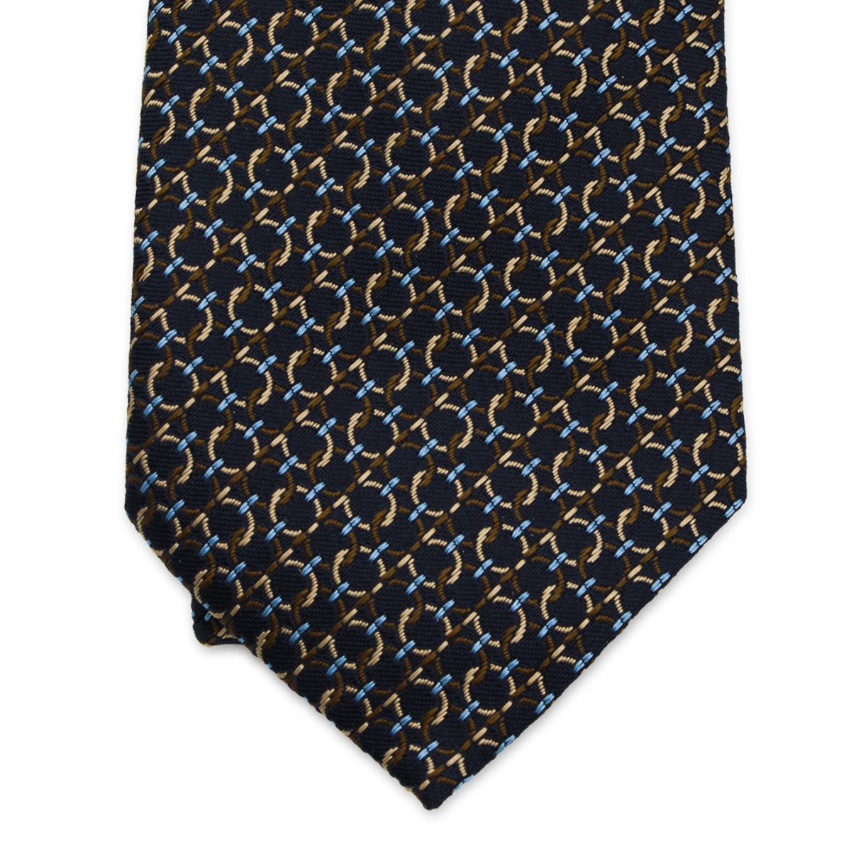NAVY SILK TIE