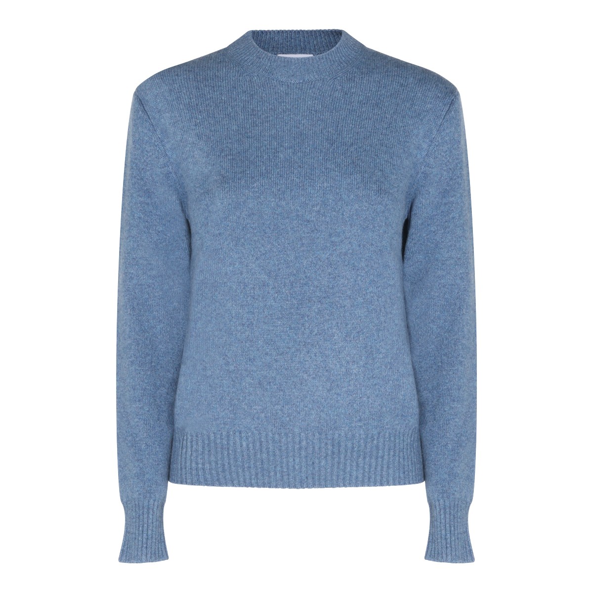 LIGHT BLUE WOOL SWEATSHIRT