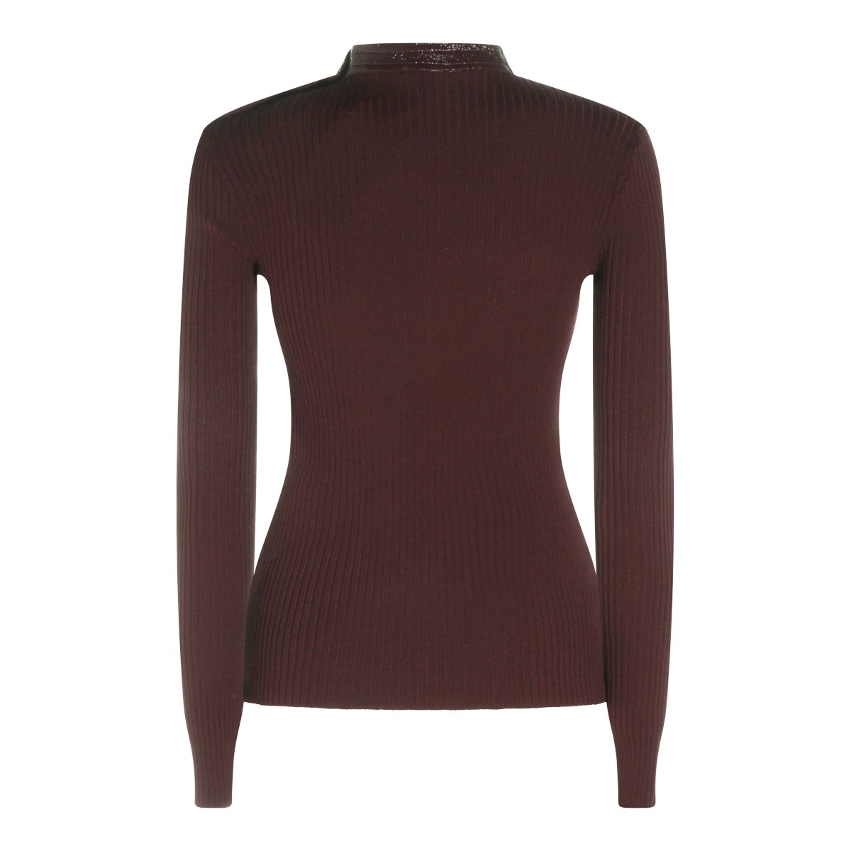 BURGUNDY VISCOSE KNITWEAR