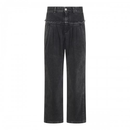 FADED BLACK DENIM JEANS