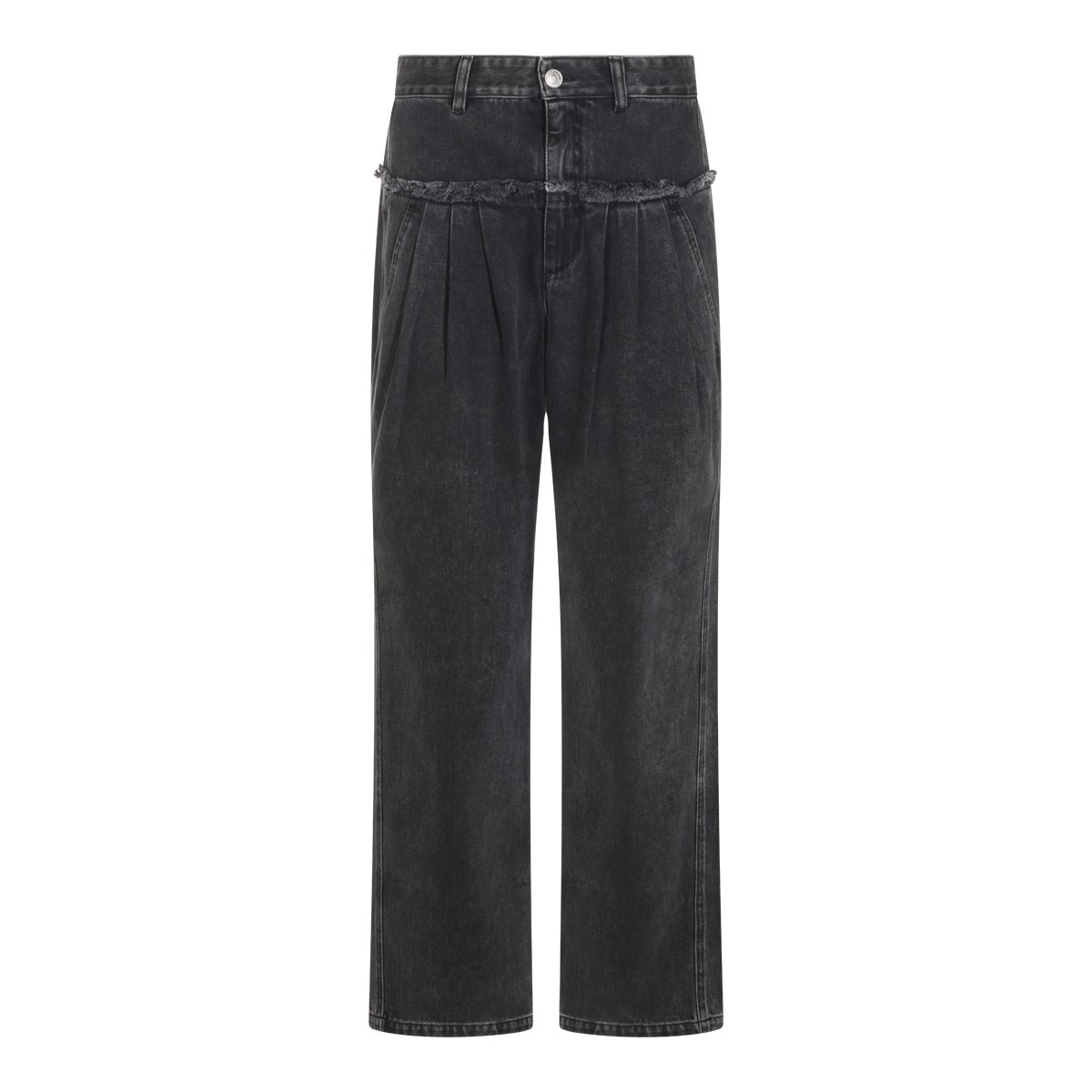 FADED BLACK DENIM JEANS
