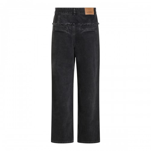 FADED BLACK DENIM JEANS