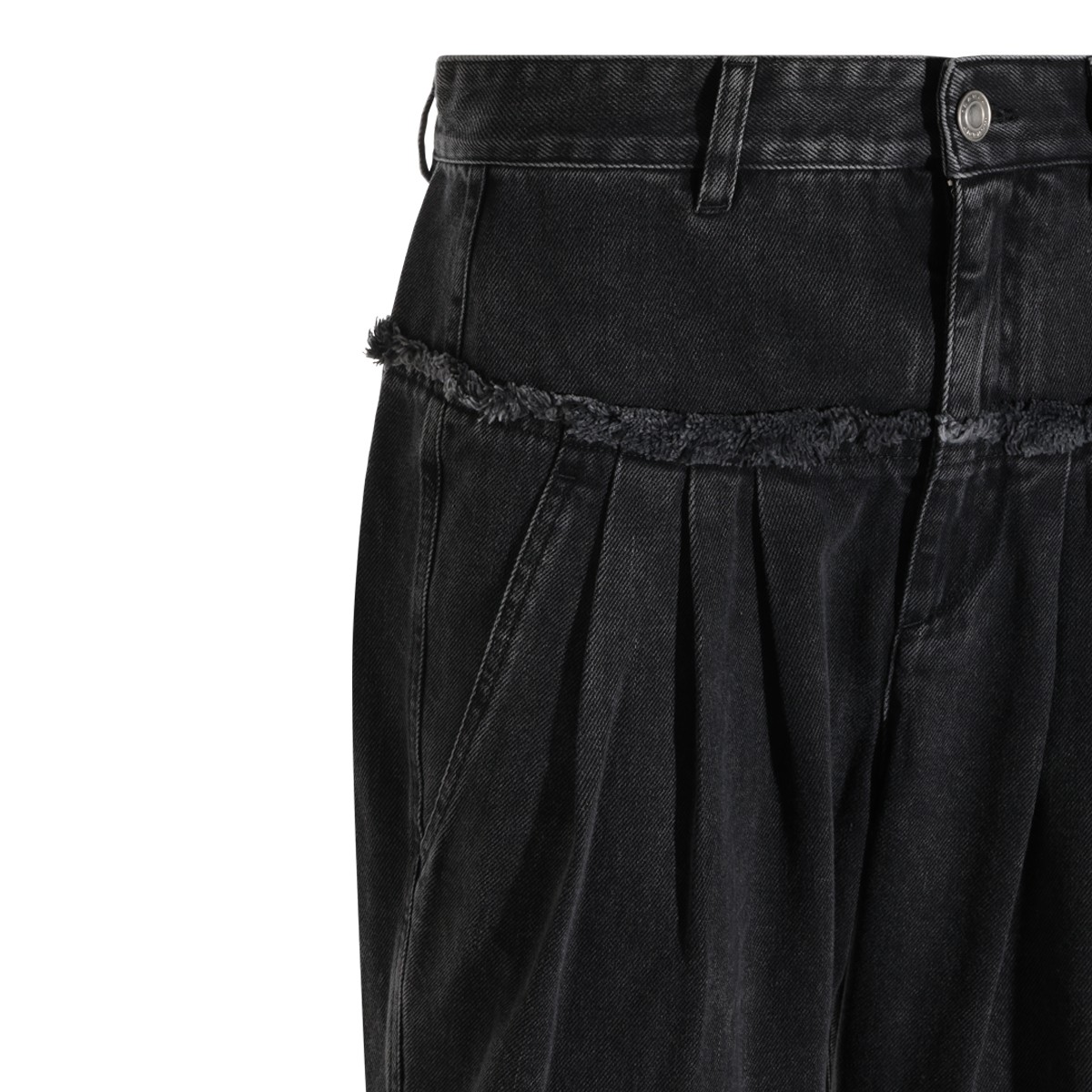 FADED BLACK DENIM JEANS