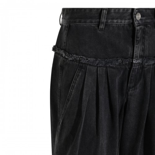 FADED BLACK DENIM JEANS