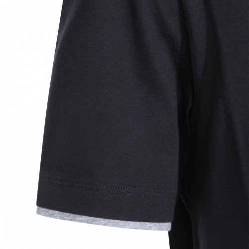 NAVY COTTON T-SHIRT