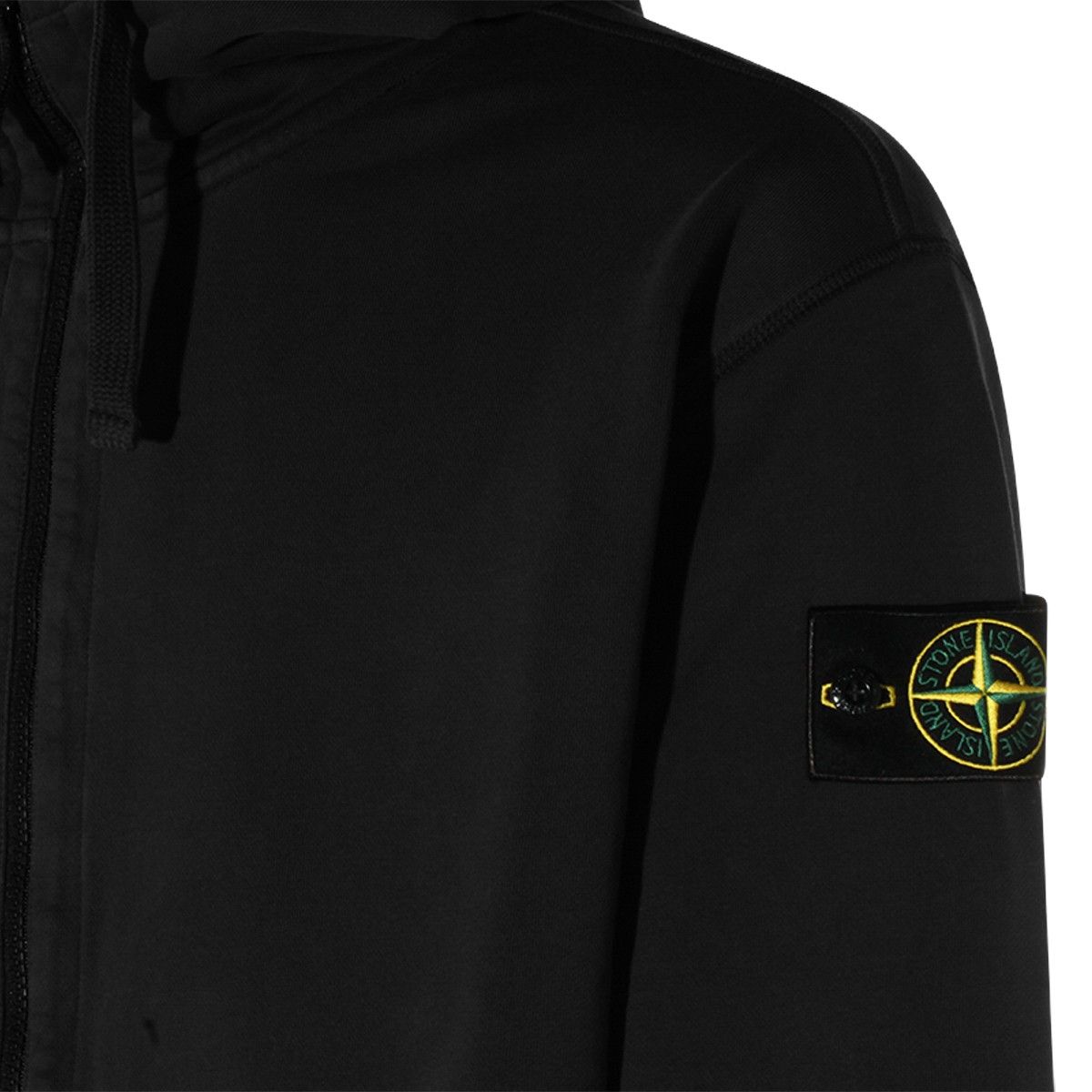 BLACK COTTON SWEATSHIRT