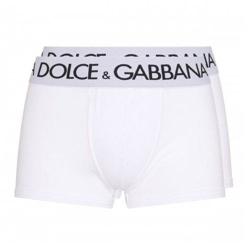 WHITE COTTON BOXERS