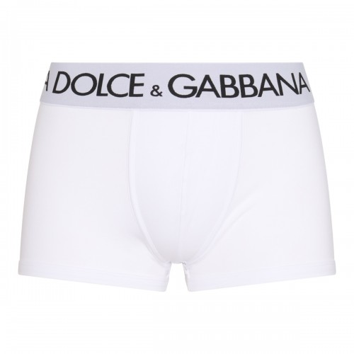 WHITE COTTON BOXERS