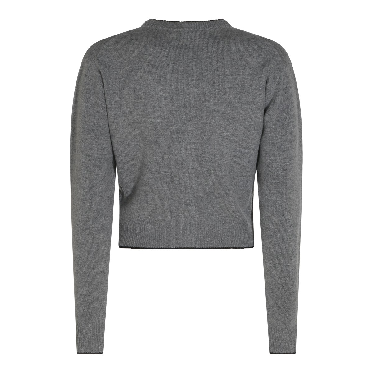 GREY WOOL KNITWEAR
