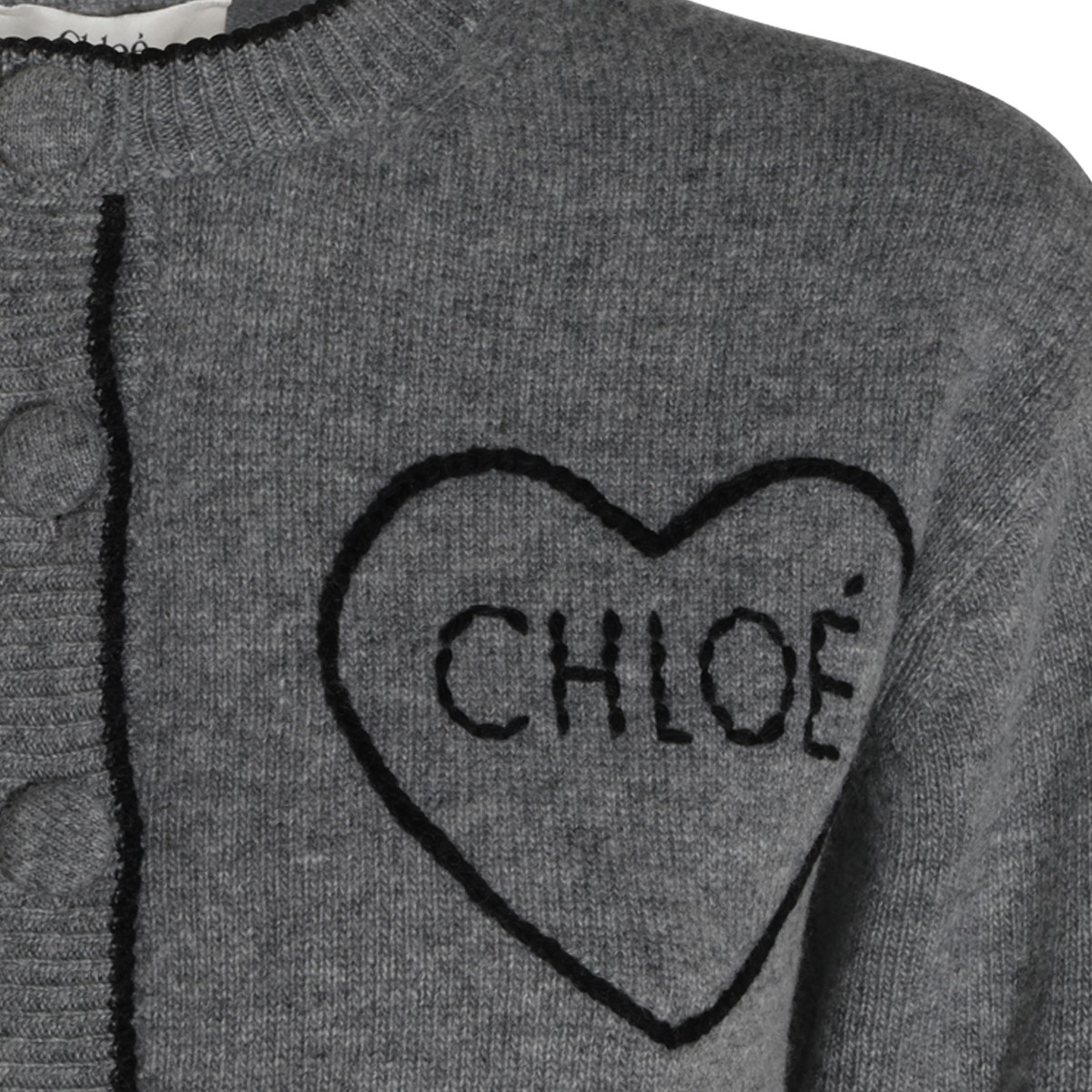 GREY WOOL KNITWEAR