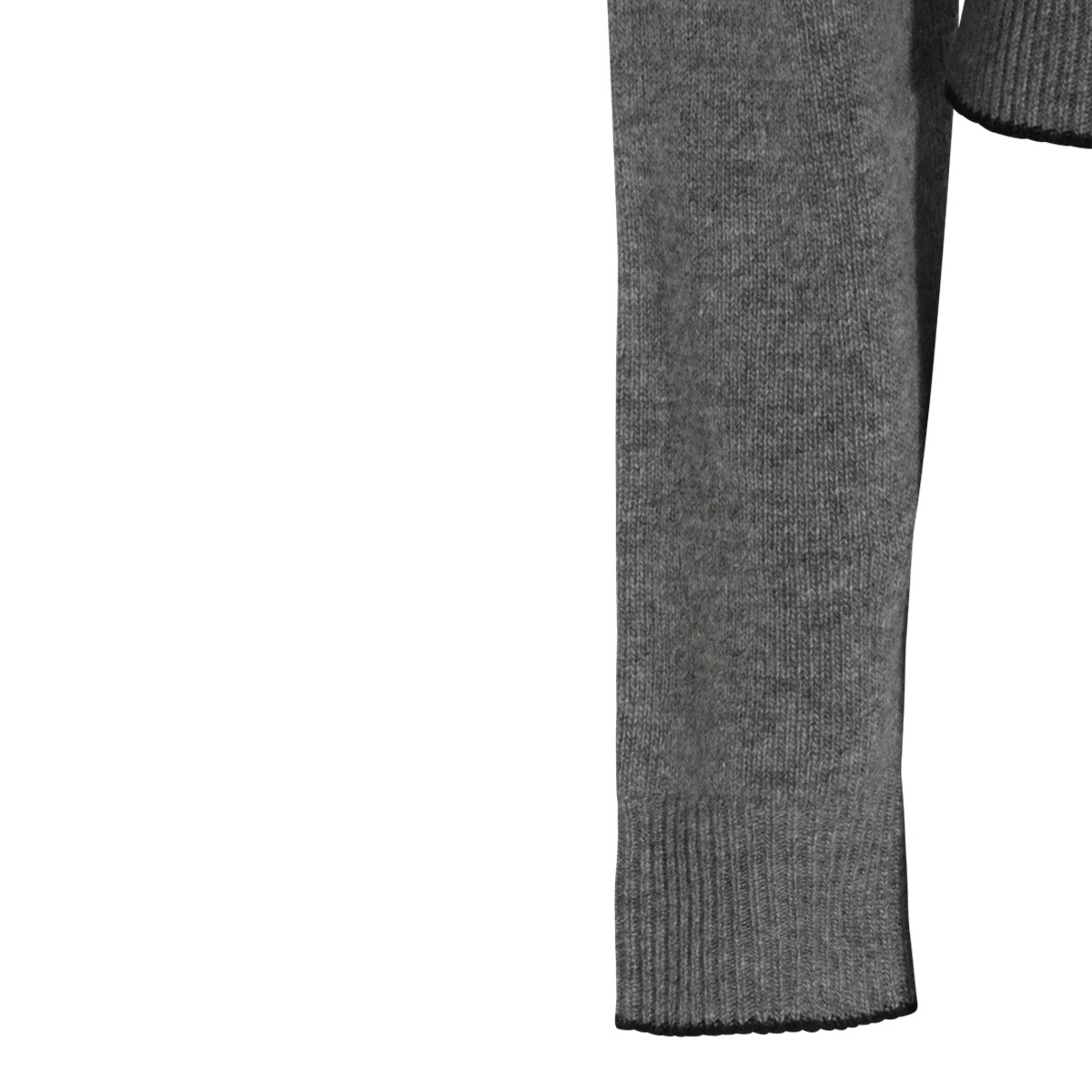 GREY WOOL KNITWEAR