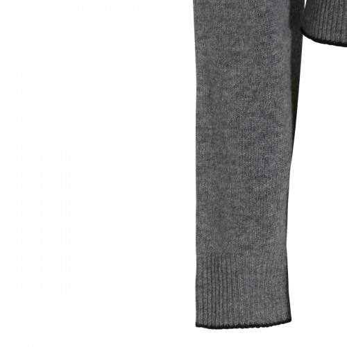 GREY WOOL KNITWEAR