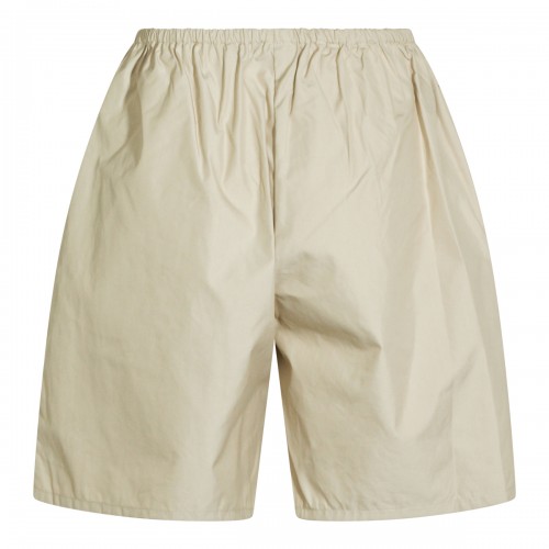 BEIGE COTTON SHORTS