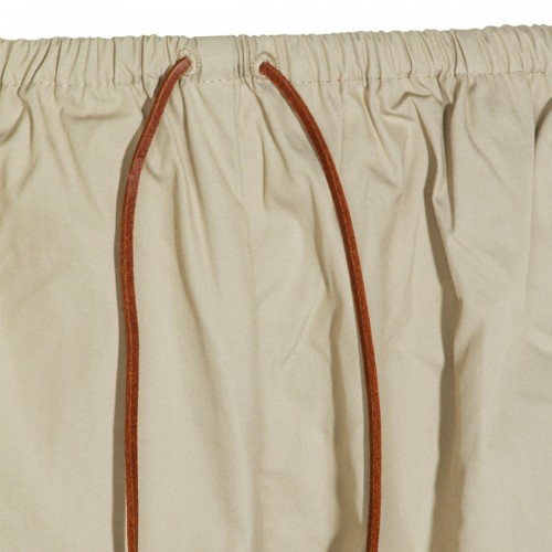 BEIGE COTTON SHORTS
