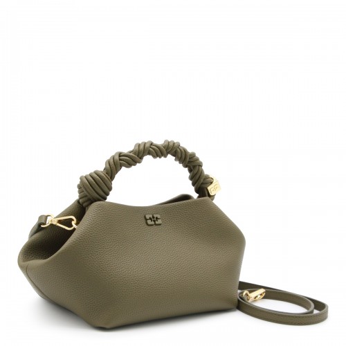 MILITARY GREEN TOP HANDLE BAG 2