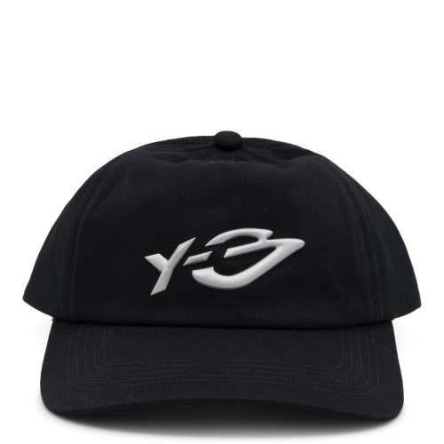 BLACK COTTON BASEBALL CAP