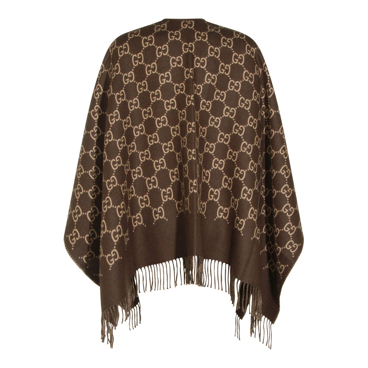 BROWN WOOL SCARF