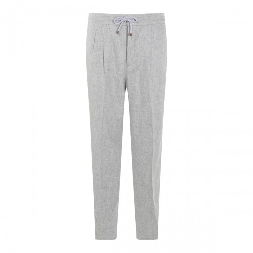 GREY WOOL PANTS