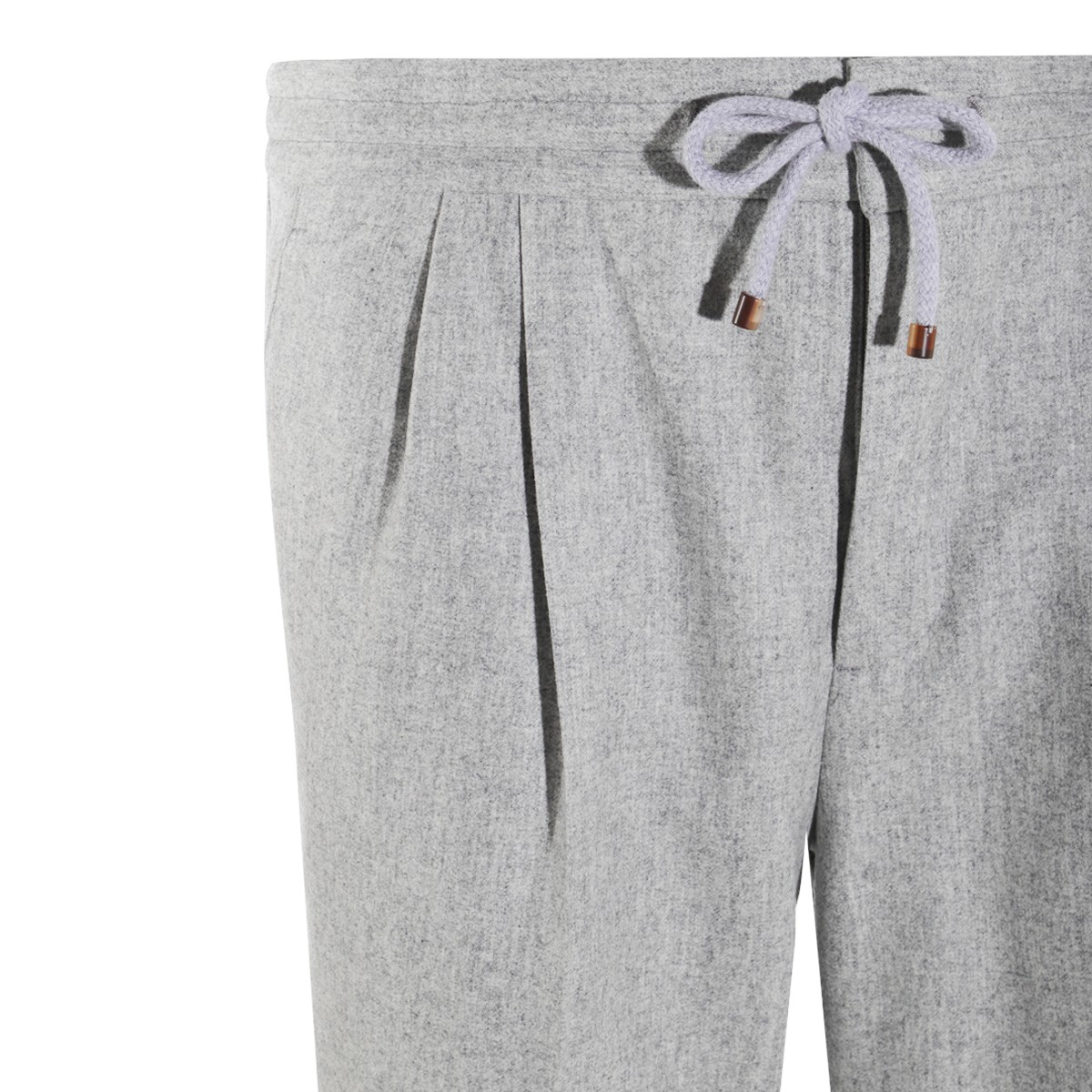 GREY WOOL PANTS