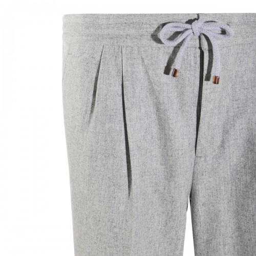 GREY WOOL PANTS
