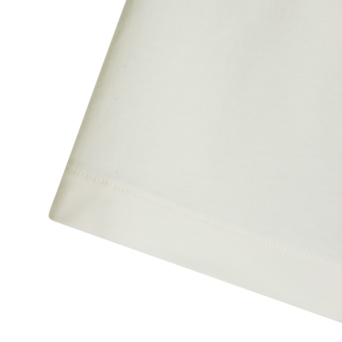 WHITE COTTON T-SHIRT