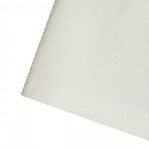 WHITE COTTON T-SHIRT
