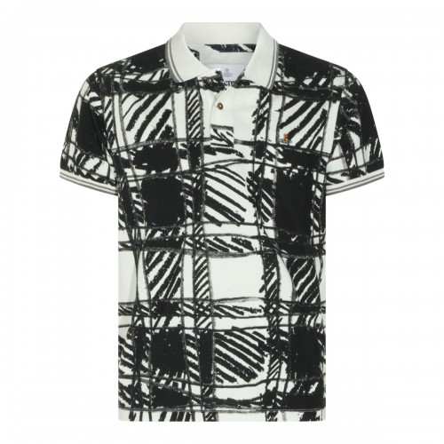 BLACK AND WHITE COTTON...