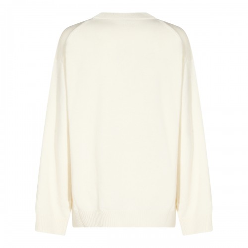 EGRET WOOL BLEND SWEATER