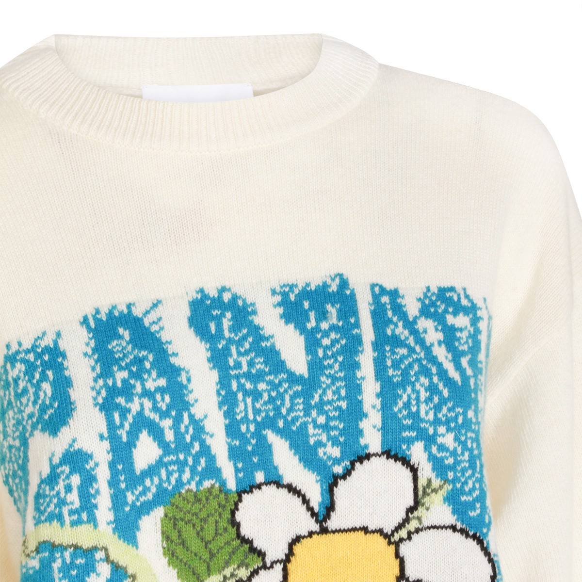 EGRET WOOL BLEND SWEATER