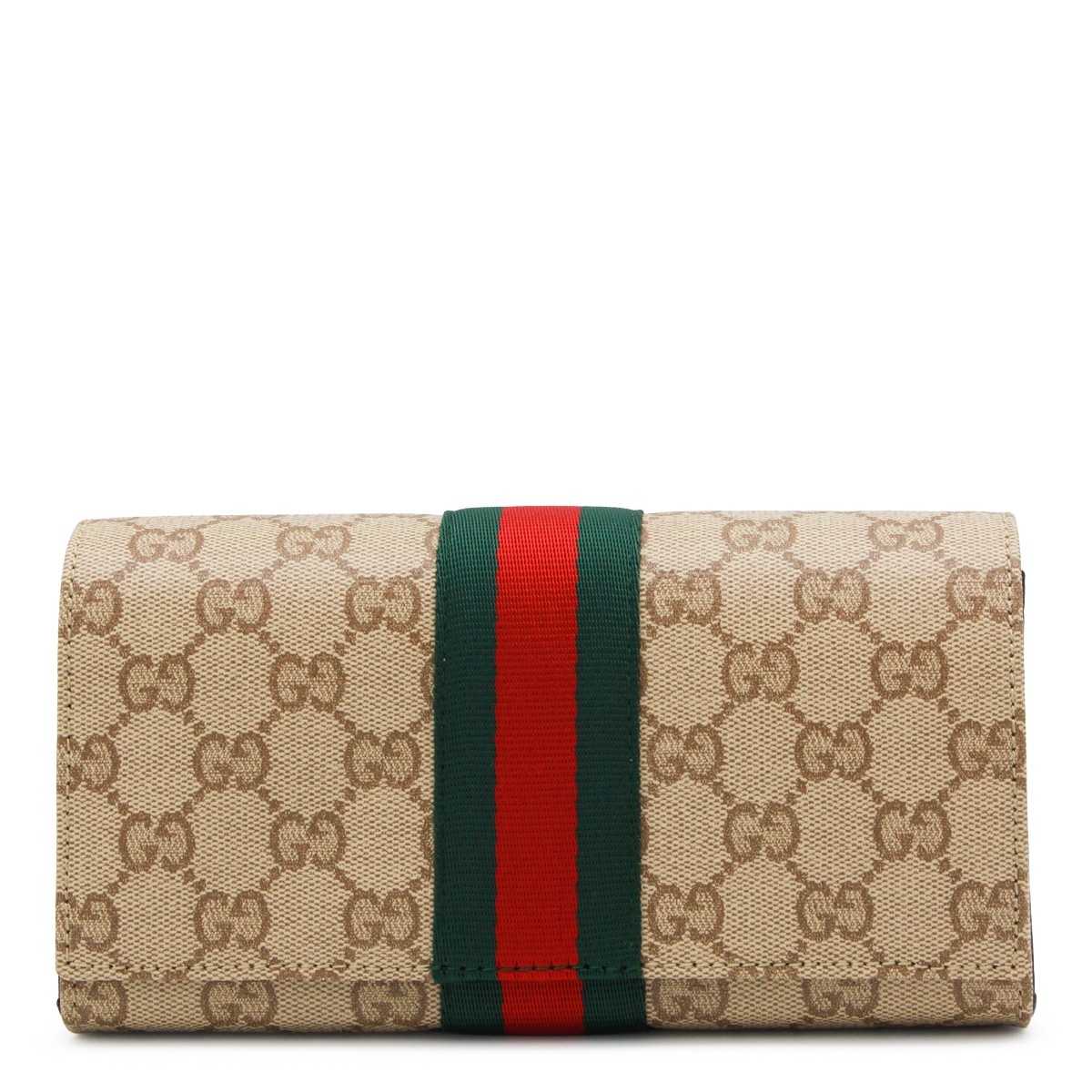 BEIGE EBONY GG MINI POUCH