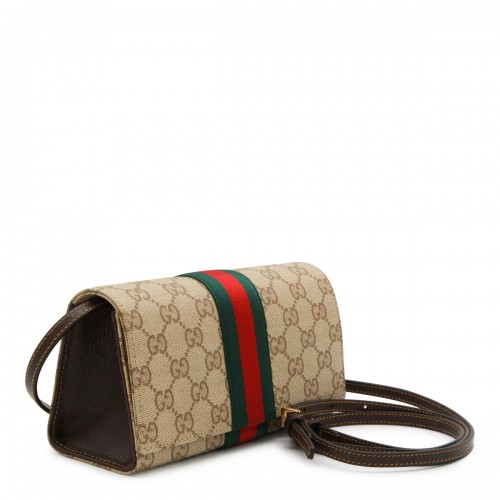 BEIGE EBONY GG MINI POUCH 2
