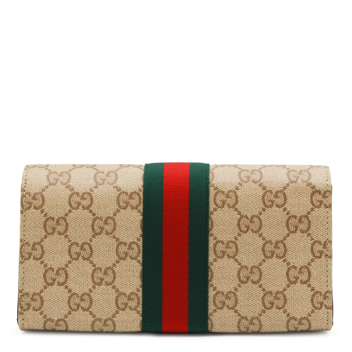 BEIGE EBONY GG MINI POUCH