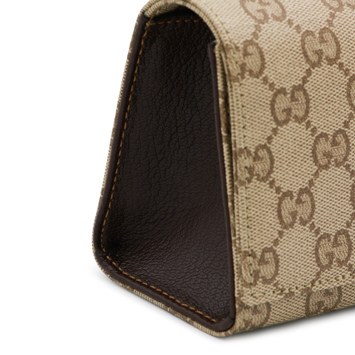 BEIGE EBONY GG MINI POUCH