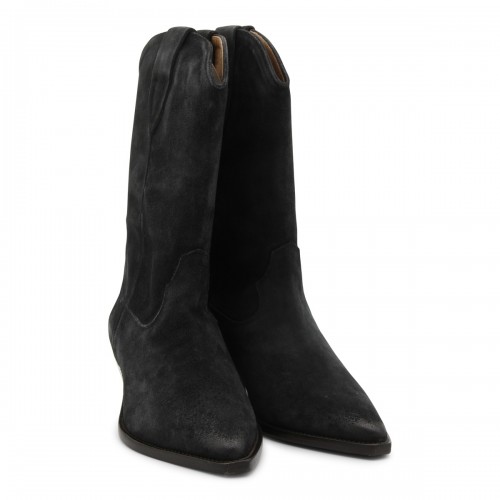 BLACK LEATHER DUERTO BOOTS 2